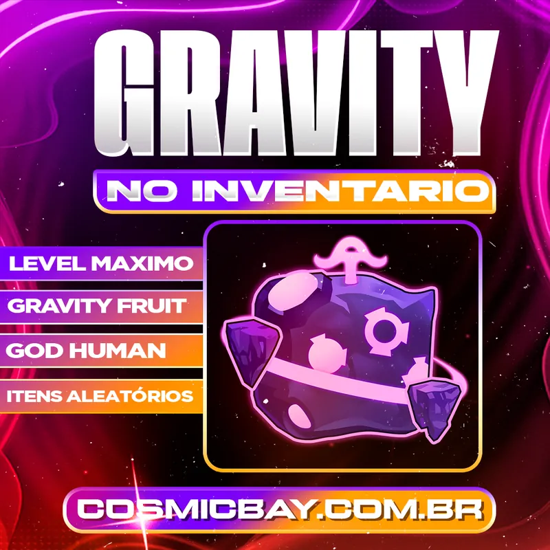 ☄️LVMAX + GHM + GRAVITY NO INVENTÁRIO