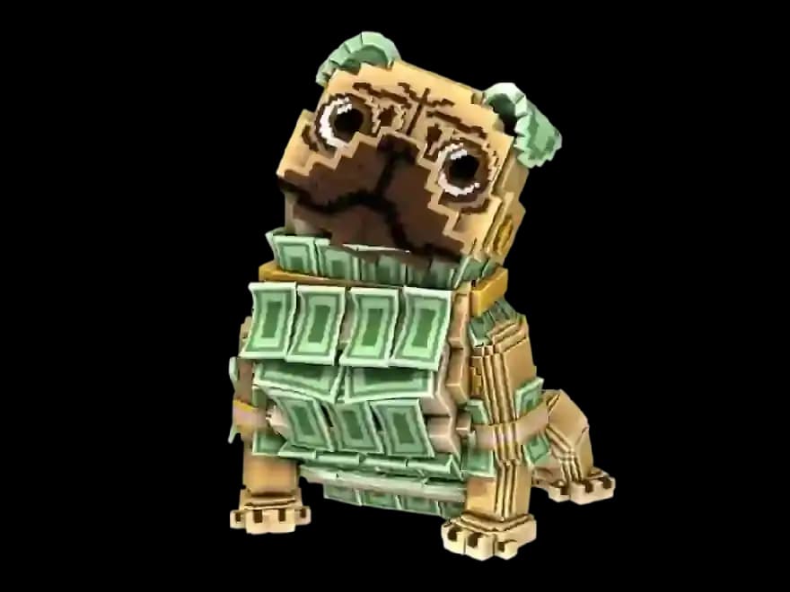 💸🐶MONEY MONEY PUGGY 21M/S+