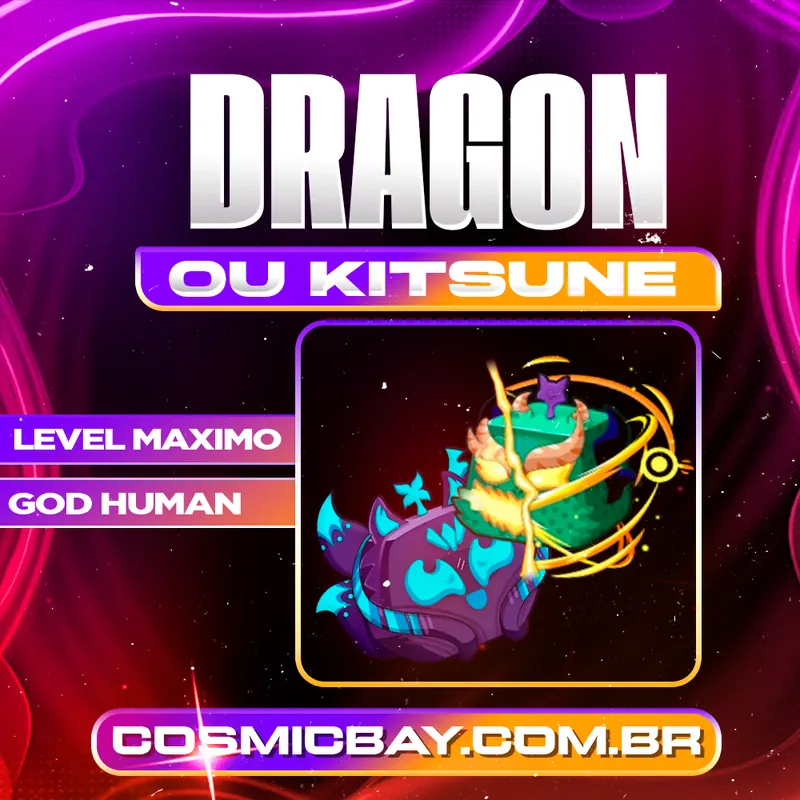 ✨KITSUNE OU DRAGON NO INV + GHM + LVLMAX